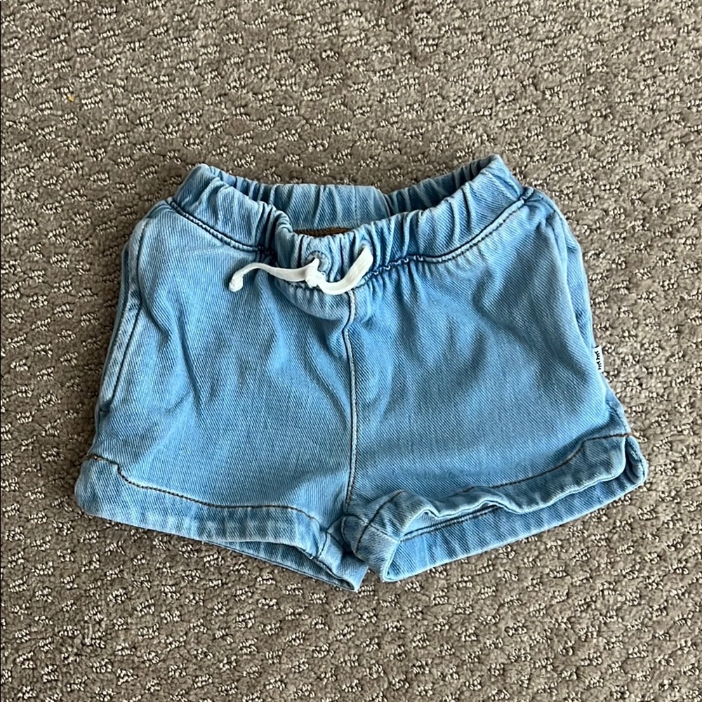 Little Sleepies Light Blue Denim Play Shorts